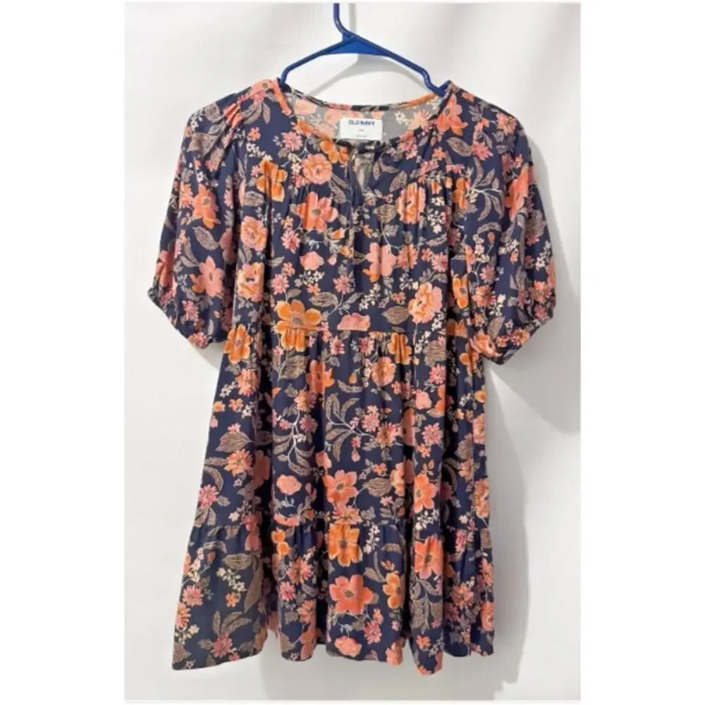 Old Navy Girls Floral Dress Size M (8) ,Short Sleeve